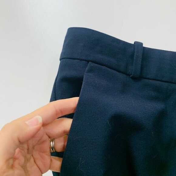 Talbots Trouser Business Pant Navy Blue Stretch Suit Business Neutral Classic - Picture 3 of 6